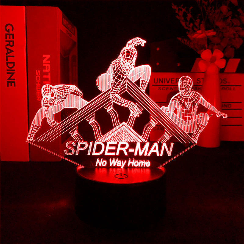 Lampe Spider-Man avec les trois Peter Parker