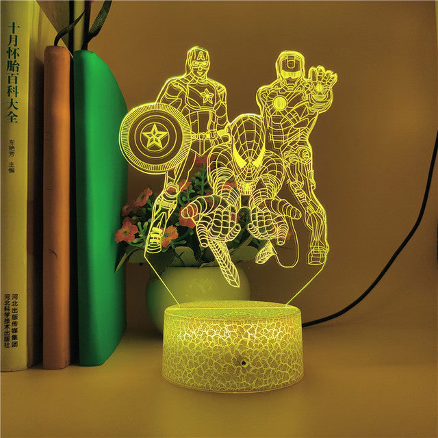 Lampe Spider-Man thème Avengers