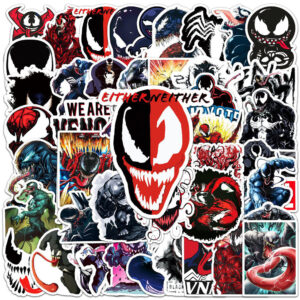 Lot de stickers Spider-Man Venom avec 10, 30 ou 50 pièces