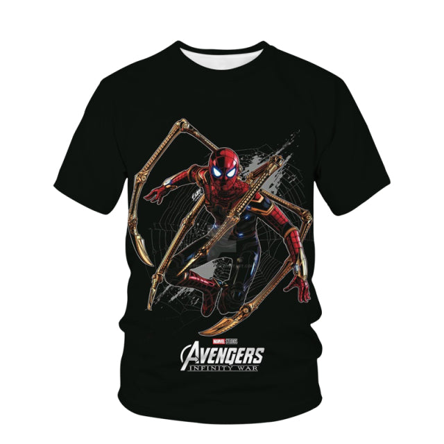 T-shirt Spider-Man Avengers Infinity War du XS au 6XL