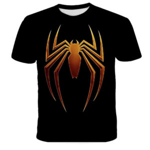 T-shirt Spider-man araignée or pour enfant