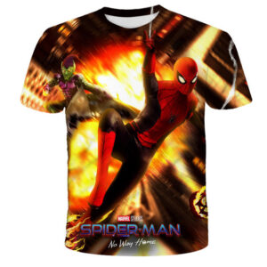 T-shirt enfant Spider-Man et le Bouffon Vert, tailles 3 à 14 ans