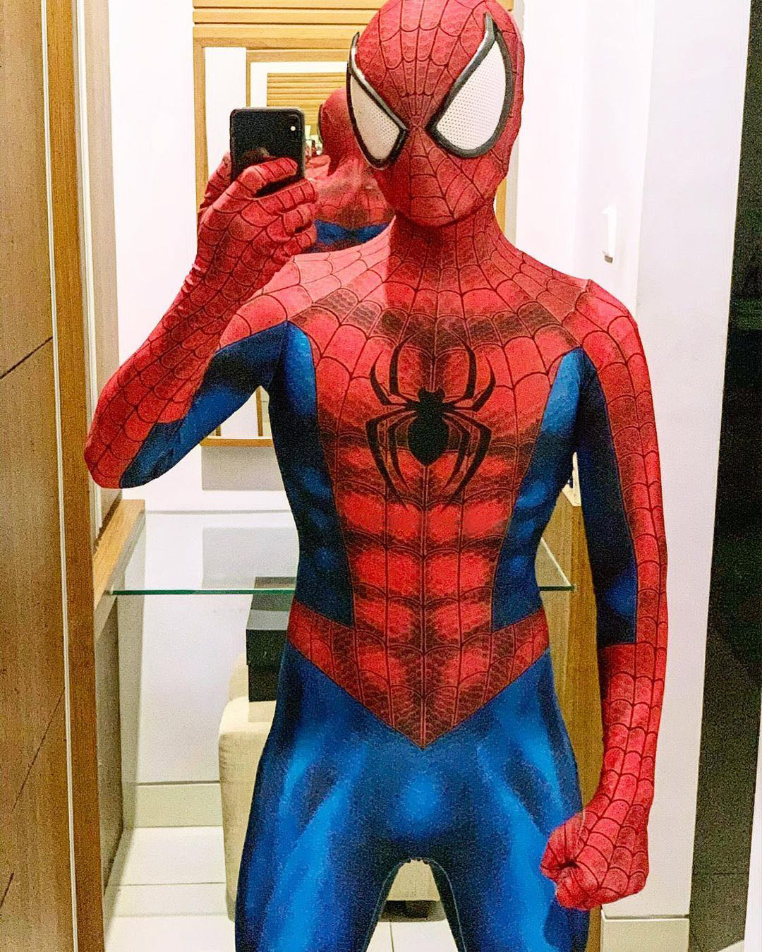 Déguisement Spider-Man effet BD en XS à XXXL – Image 4