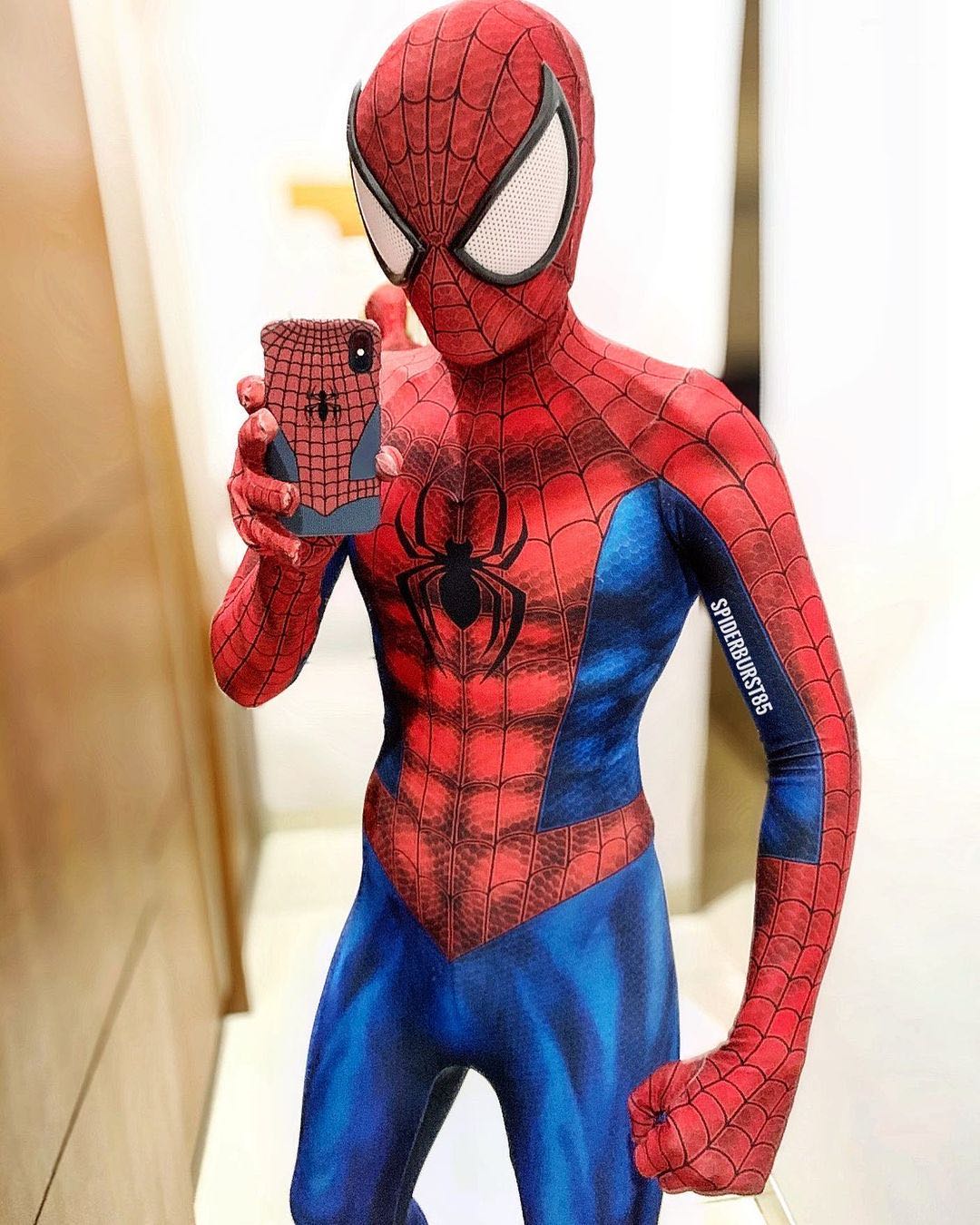 Déguisement Spider-Man effet BD en XS à XXXL – Image 3
