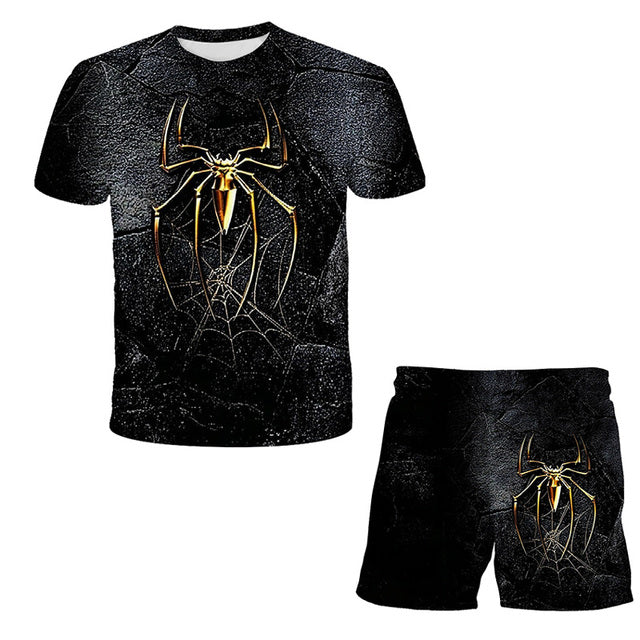 Pyjama Spider-Man Emblème d'or du 4 au 14 ans