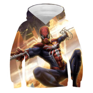 Sweat Spider-Man costume avancé du 4 au 14 ans