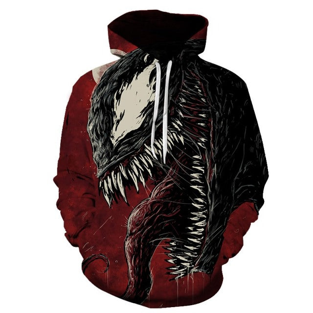 Sweat Spiderman avec Venom le Monstre