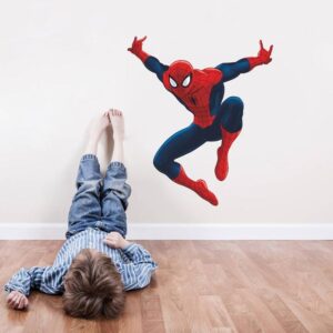 Sticker de Spider-Man dans les airs