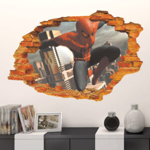 Sticker Spider-Man New York City mural