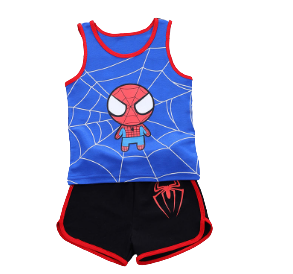 Pyjama enfant Spider-Man avec choix de couleurs et tailles 2 à 7 ans