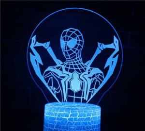 Lampe Spider-Man en tenue Iron Spider Suit