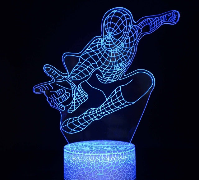 Lampe Spider-Man thème superhéros