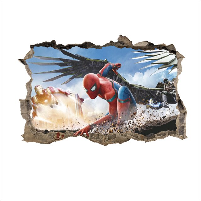 Sticker déco Spider-Man pour mur intérieur – Image 3