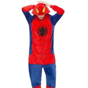 Pyjama adulte Spiderman en tailles S, M, L et XL