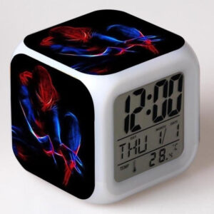 Réveil Spider-Man lumineux