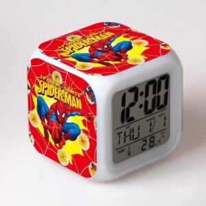 Réveil rouge Spider-Man pour la chambre